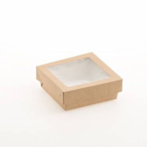 Set cutie cu capac transparent 12x12x4cm H0716