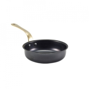 Tigaie servire cu maner Vintage Steel 15,5x4cm SMF15BKV