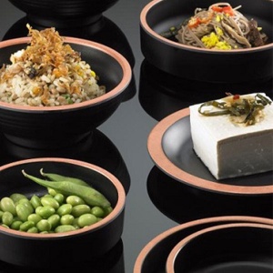 Bol melamine negru 11,7x3cm T8236
