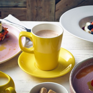 Cana mug Genware Porcelain 34cl Yellow 322135Y