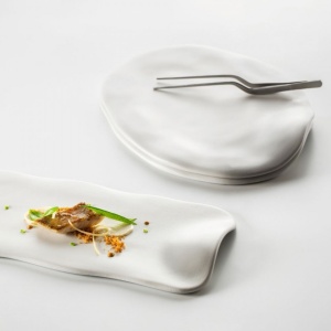 Farfurie fel principal NUAGES PLATE WING MATT 31X23cm M0222-0131