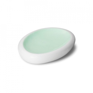 Farfurie prezentare ovala aperitiv Aquamarine Ninfa 26,5x17,5x4,5cm LNIN028AQ377265