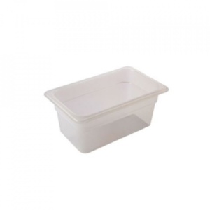 Gastronorm polipropilena transparent 1/6 100mm Genware 1.6L PP16-100