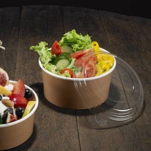 Set 24buc bol salata kraft 15x7,5cm H0759