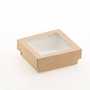Set 25buc cutie cu capac transparent 14x14x4cm H0717