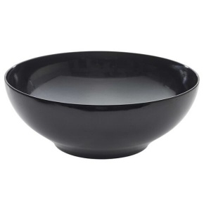 Bol rotund melamina negru 35.5cm MELRB-35B