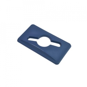 Capac albastru hartie cos reciclare subtire 65L Genware 23233415