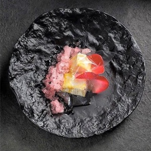 Farfurie desert Crater Pordamsa 23 cm XGLAS-400