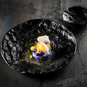 Farfurie desert Crater Pordamsa 23 cm XGLAS-400