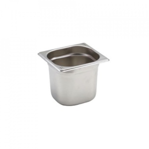 Gastronorm otel inoxidabil 1/6 150mm Genware 18x16cm GN16-150