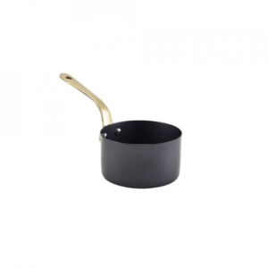 Mini sosiera cu maner Vintage Steel 9x5,25cm SMS9BKV