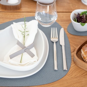 Placemat Curve L Hippo Light Blue 37x44cm 981253