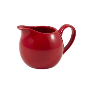 Recipient lapte Genware Porcelain 14cl Red 373114R
