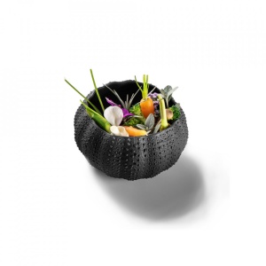 Sea Urchin Mat Black 12cm B0122-0057G