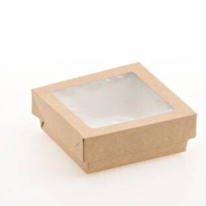 Set 20buc cutie cu capac transparent 18x18x4cm H0718