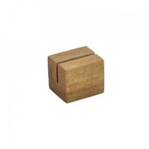 Suport etichete acacia 3x2.5x2.5cm WSH3