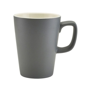 Cana mug Genware Porcelain 34cl Matt Grey 322135MG