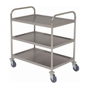 Carucior servire inox 3 rafturi TROL3S