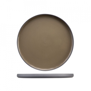 Farfurie fel principal Iowa Taupe 27cm 7790027