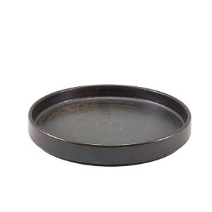 Farfurie prezentare Terra Porcelain Black 21cm PR-PBK21