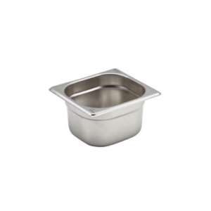 Gastronorm otel inoxidabil 1/6 100mm Genware 18x16cm GN16-100