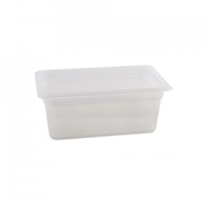 Gastronorm polipropilena transparent 1/4 150mm Genware 3.7L PP14-150