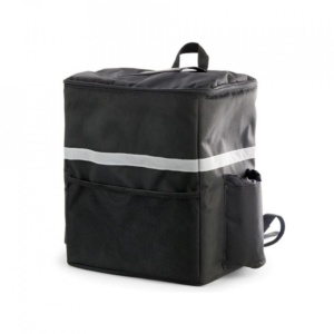 Geanta livrare alimente izolat poliester Genware 32x25x38cm FDB-BPBK