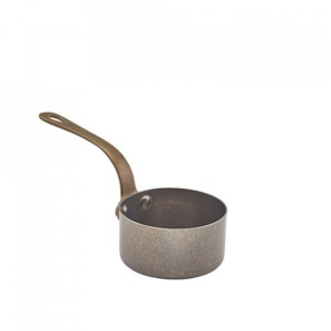 Mini sosiera cu maner Vintage Steel 7x3.75cm SMS7V