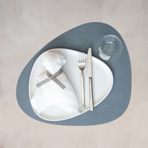 Placemat Curve L Hippo Light Blue 37x44cm 981253
