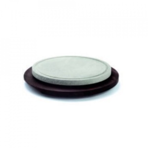 Platou lemn cu piatra vulcanica rotund 30cm BIS13.099111.089