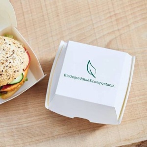 Set cutie Hamburger biodegradabila 17x9x8,4cm Q4019