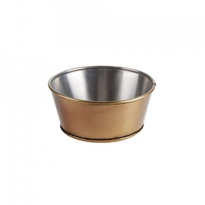 Vas rotund servire Antique Brass 16cm CB66552