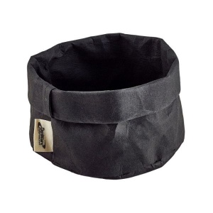 Cos paine negru hartie reciclabila 13x10cm WPB-13BK