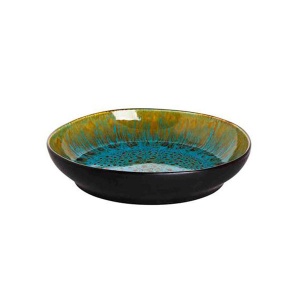 Farfurie paste Turquoise Lotus 22 cm 531018