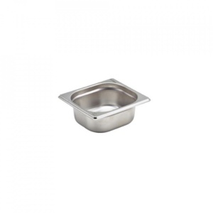 Gastronorm otel inoxidabil 1/6 65mm Genware 18x16cm GN16-65