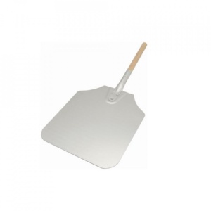 Paleta pizza maner lemn Genware 25x28cm PP-1039