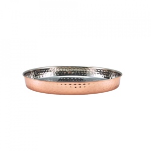 Platou prezentare rotund cupru 15cm HPL15C
