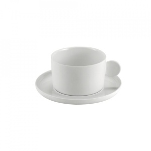 Set ceasca si farfurie ceai Aphros 250ml LAPH028BI153025