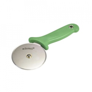 Taietor pizza maner verde Genware 10cm 05-996G