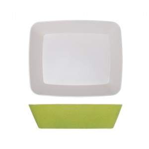 Bol patrat melamina Lime GN 1/2 Seville 32.5x26.5x8cm SV120144