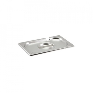 Capac crestat Gastronorm otel inoxidabil 1/4 Genware 27x16cm GN14-NLID