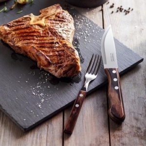 Cutit steak M Tramontina brown set 12 buc 21109094