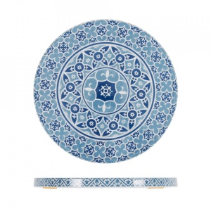 Farfurie fel principal melamina Blue Marrakesh 28.5cm MK281328
