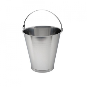 Galeata gradata otel inoxidabil 15L Genware 31cm 13515