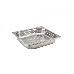 Gastronorm perforat otel inoxidabil 2/3 65mm Genware 35x33cm GNP23-65