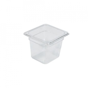 Gastronorm policarbonat transparent 1/6 150mm Genware 18x16cm PC16-150