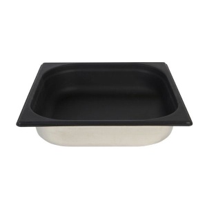 GN 1/2 65mm Gastronom inox silicon negru SG0015