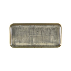 Platou dreptunghiular Terra Porcelain Matt Grey 27 x 12.5cm NR-PMG27