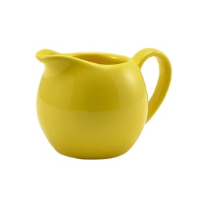 Recipient lapte Genware Porcelain 14cl Yellow 373114Y