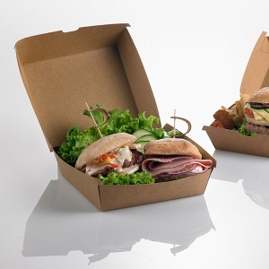 Set cutie take away hamburger 16x16x9 cm H0708